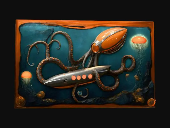 3D model for 20,000 Leagues under the sea Baseboard