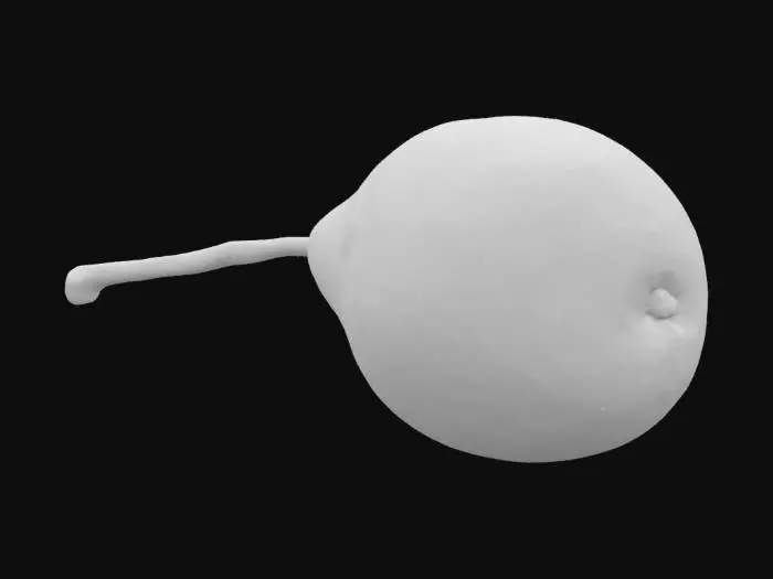 3D model for Golden Pear in Watercolor, #SketchTo3D#