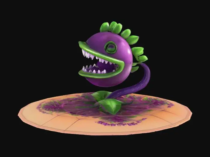 3D model for Chomping Plant, #SketchTo3D#