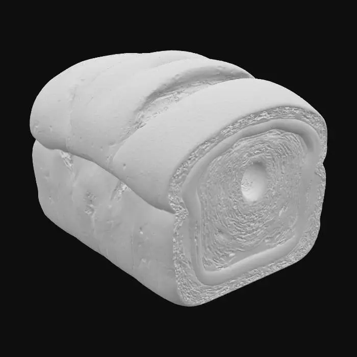 3D model for #food# Stardust bread, sprinkled with sparkling dust that feels like biting into the galaxy