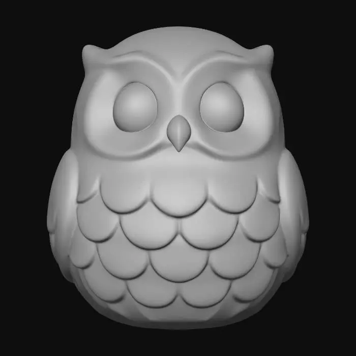 3D model for Purple Owl