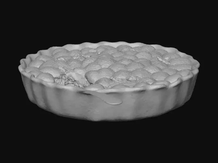 3D model for sweet potato casserole #thanksgiving