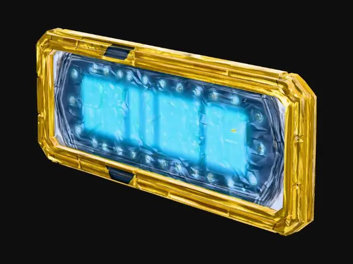 3D model for Futuristic sign board, game ready