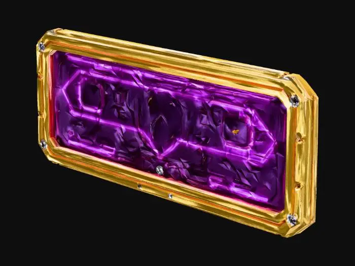 3D model for Futuristic sign board, game ready