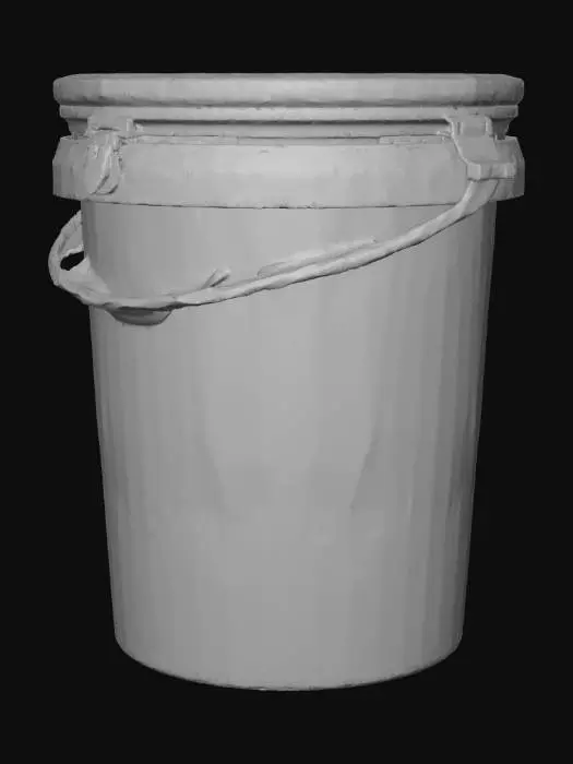3D model for 5 gallon bucket, black