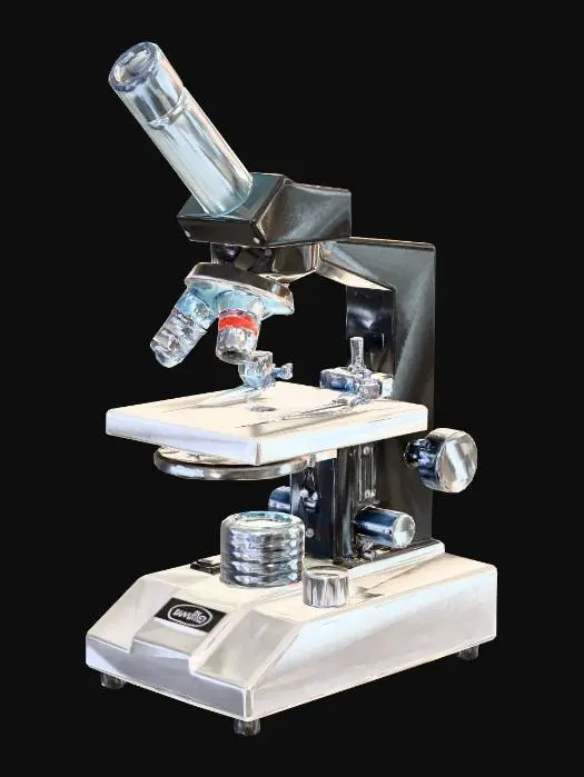 3D model for microscope