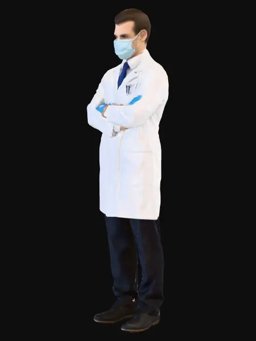 3D model for Doctor in a Lab Coat