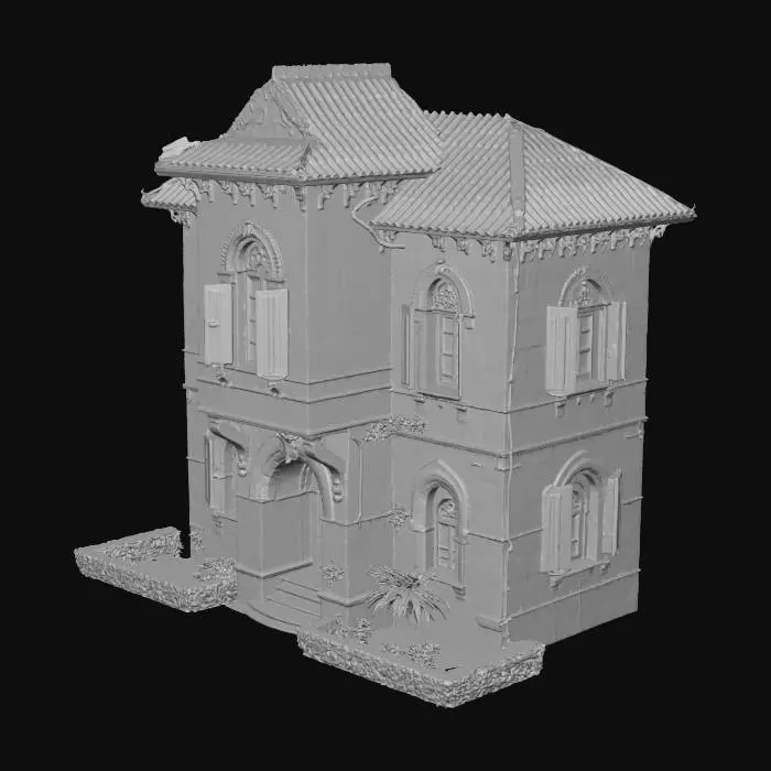 3D model for medieval house, luxurious high quality