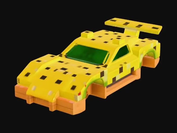3D model for Pixel Racer