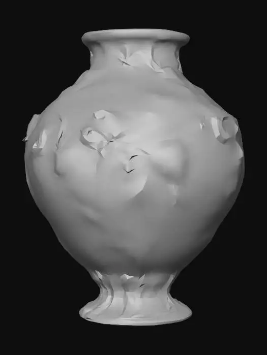 3D model for Golden Elegance Vase