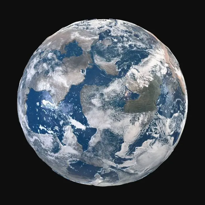 3D model for Blue Marble
