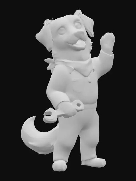 3D model for Friendly Fixer Pup