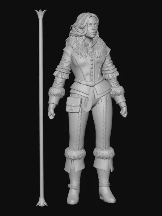 3D model for Sorceress's Resolve