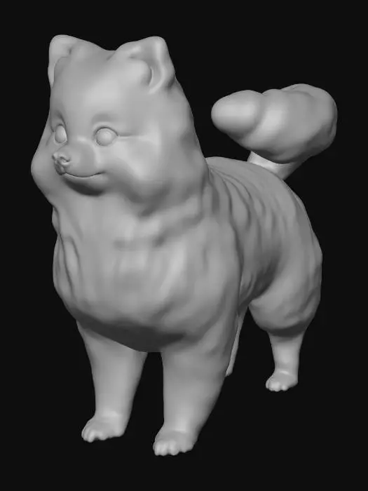 3D model for Fluffy Pom