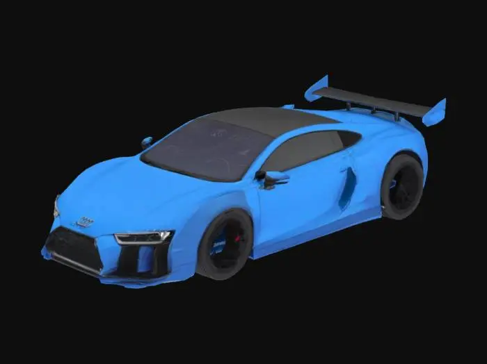 3D model for 一辆夸张的奥迪RS7
