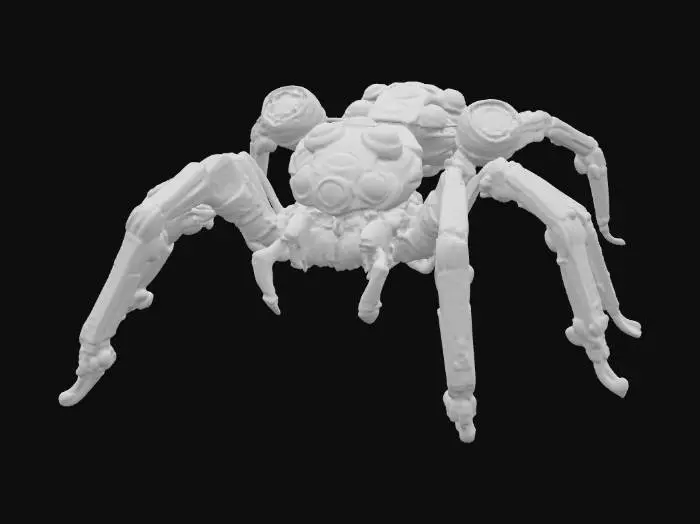 3D model for cybernetic orb weaver spider