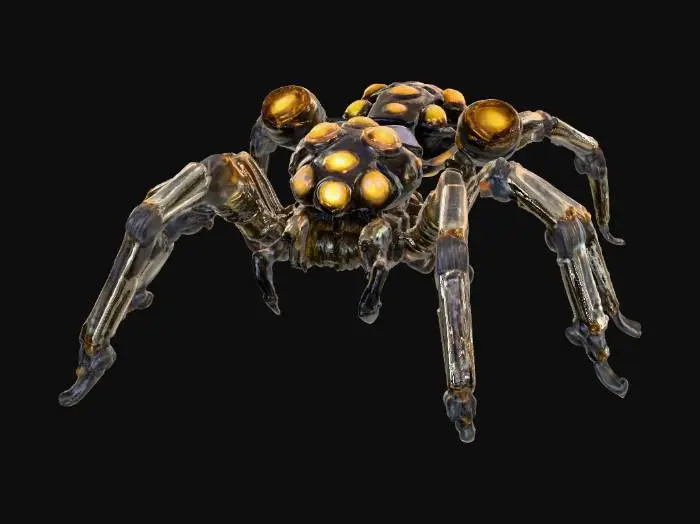 3D model for cybernetic orb weaver spider