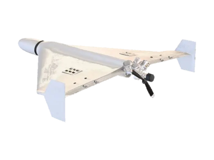 Drone in Flight - Camera 3D model, vytvořený pomocí AI
