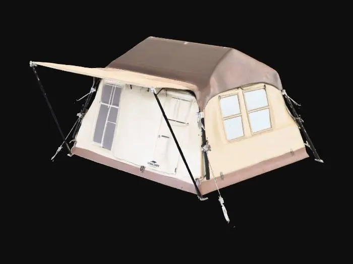 3D model for Canvas Tent with Awning