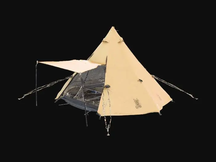 3D model for Tipi Tent with Awning
