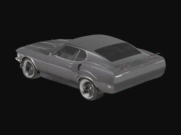 3D model for Mustang 1969