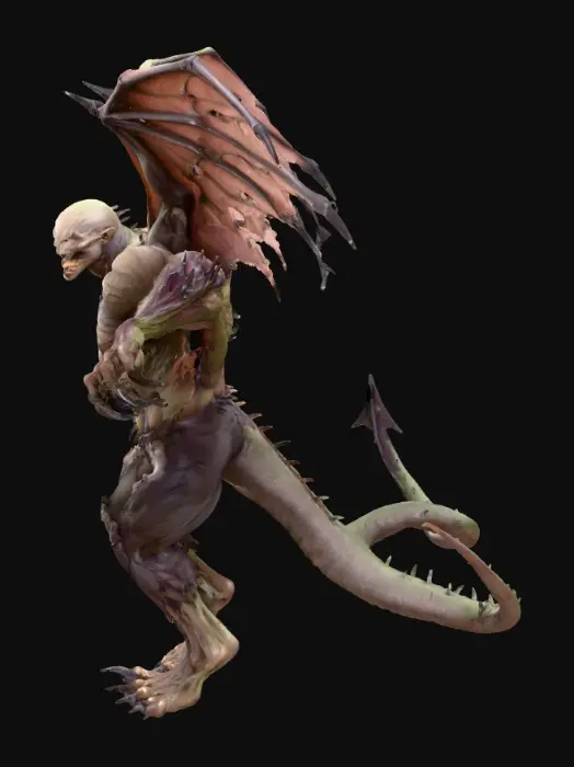3D model for Demonic spawn from image comics,, #Halloween2025#