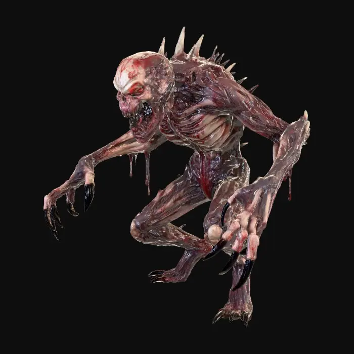 3D model for #Halloween2025#, gory,horror,bloody