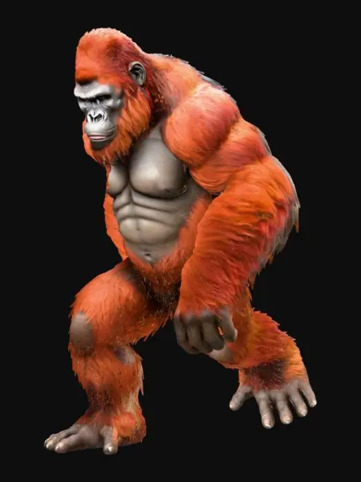 3D model for Bigfoot in the Forest