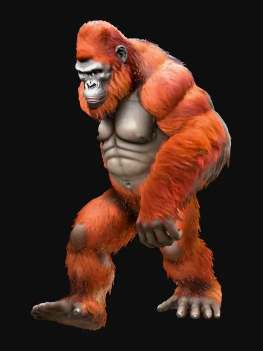 3D model for Bigfoot in the Forest