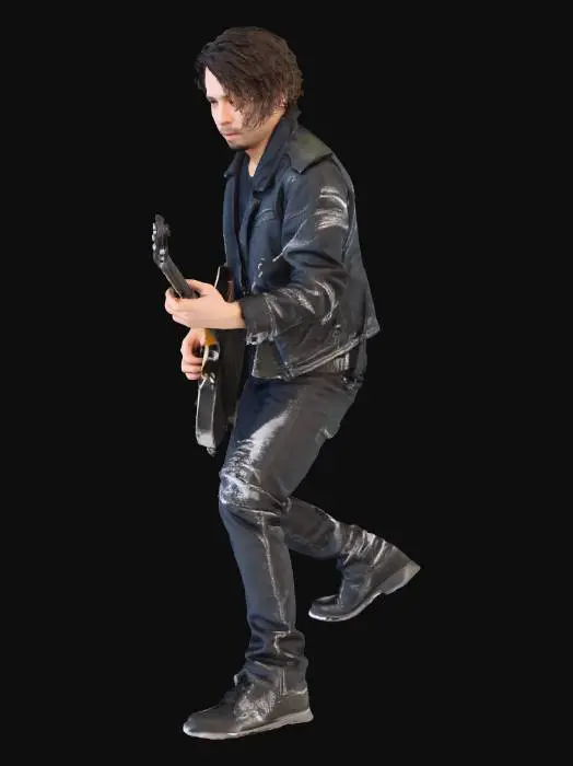 3D model for Guitar Performance in Action