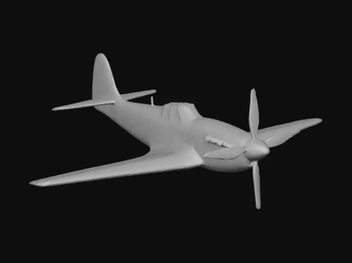 3D model for A 1940 style airplane