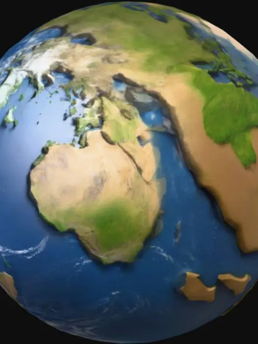 3D model for Build a 3d model of earth.