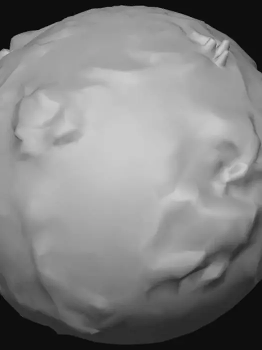 3D model for Build a circle planet. Made entirely from crystals.