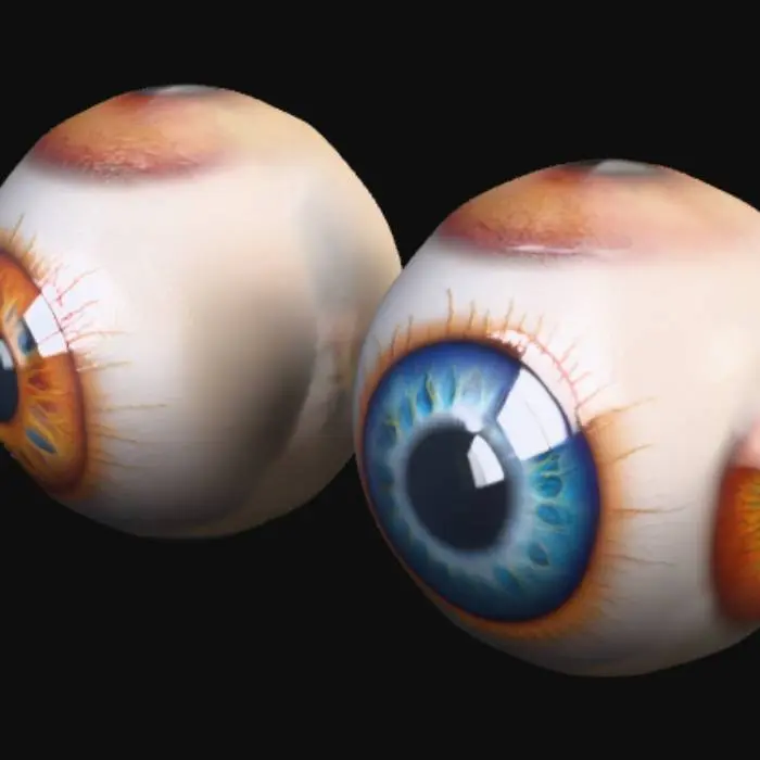 3D model for A 3d model of human eyes balls