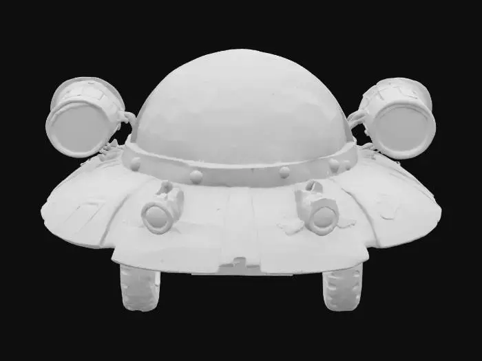 3D model for Rick and Morty Spaceship