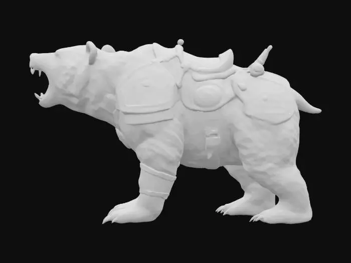 3D model for Armored War Bear