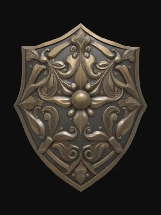 3D model for Ornate Shield