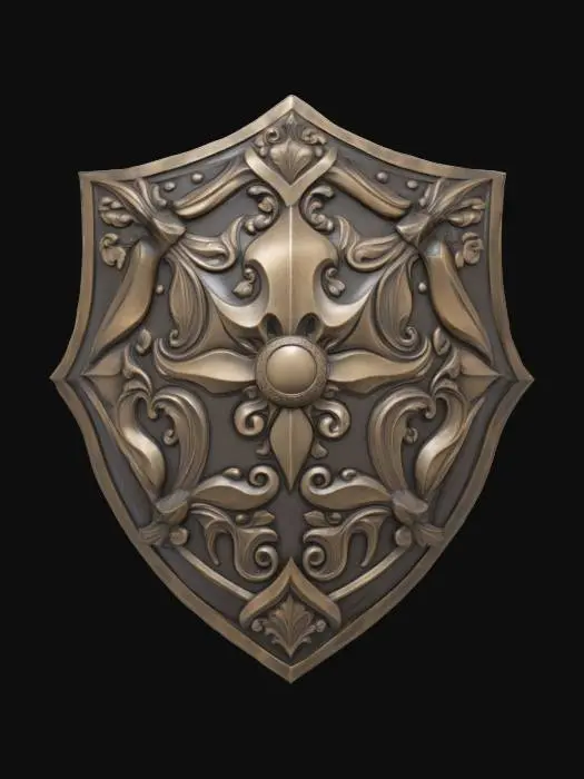 3D model for Ornate Shield