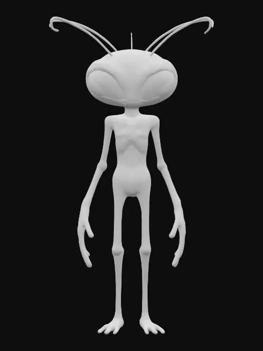 3D model for alien
