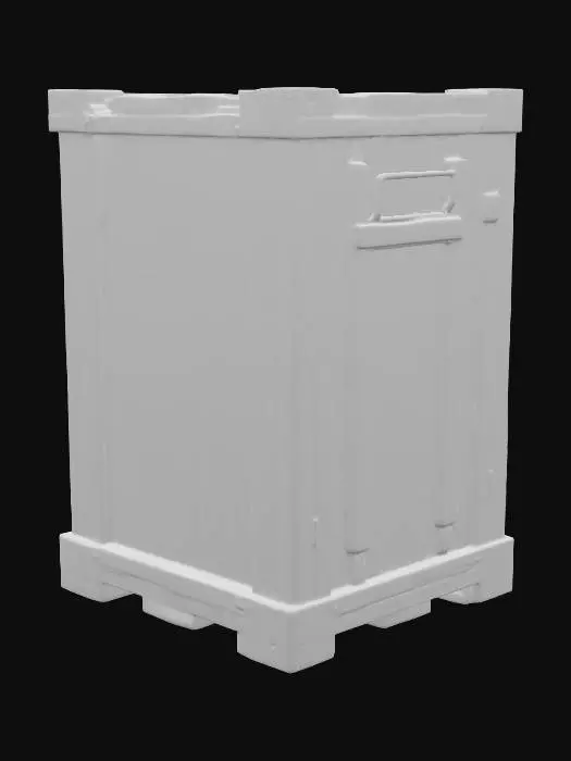 3D model for Wooden Cargo Crate
