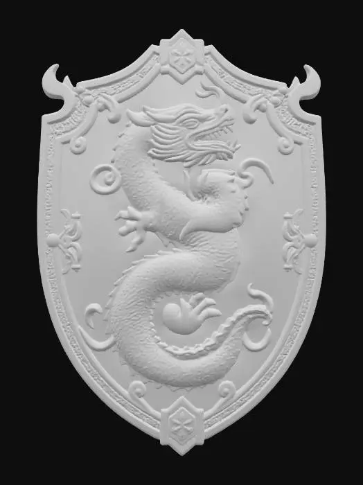 3D model for Jade Serpent Shield