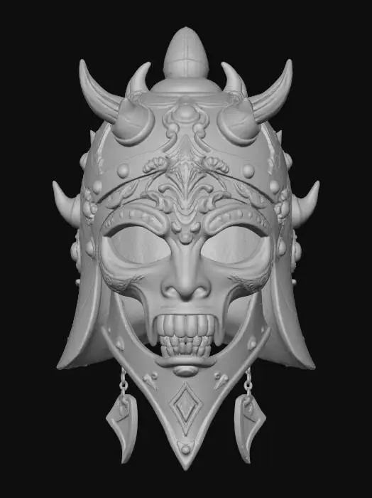 3D model for Infernal Warrior Mask