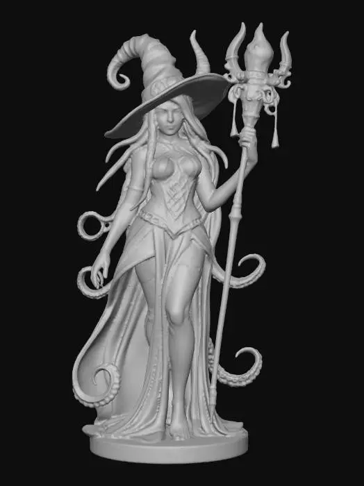 3D model for Dark Sorceress , #Halloween2025#