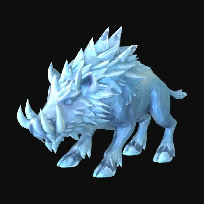 3D model for Frosted Boar Beast