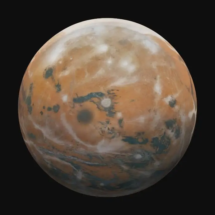 3D model for Frozen Marscape