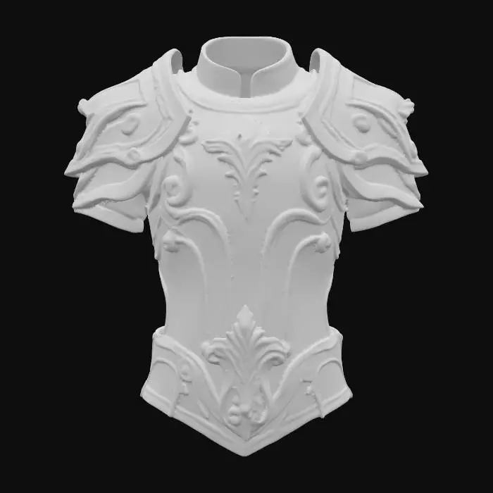 3D model for Golden Warrior's Chestplate