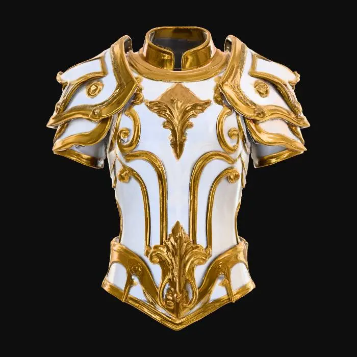 3D model for Golden Warrior's Chestplate