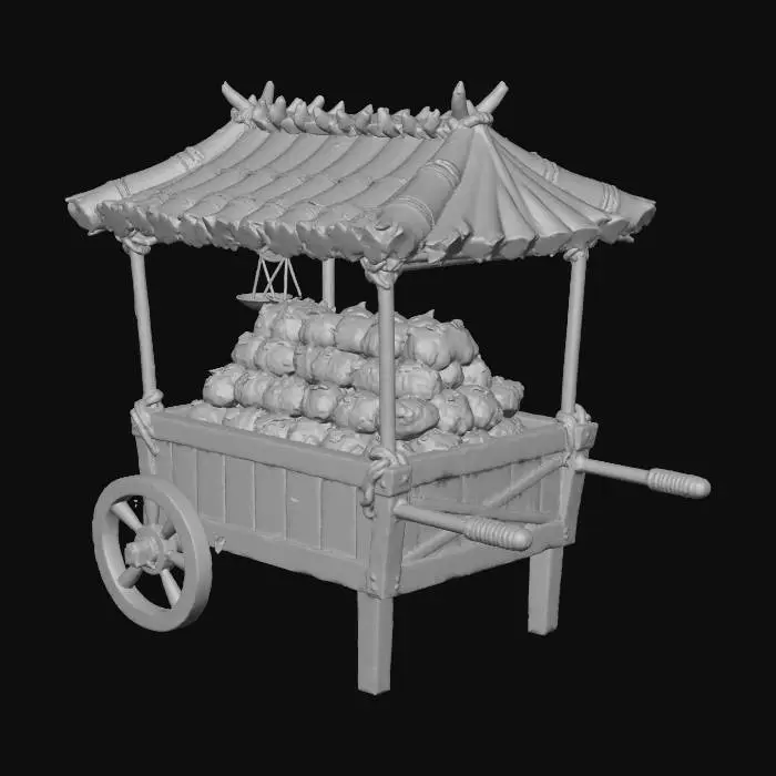 3D model for Cabbage Cart