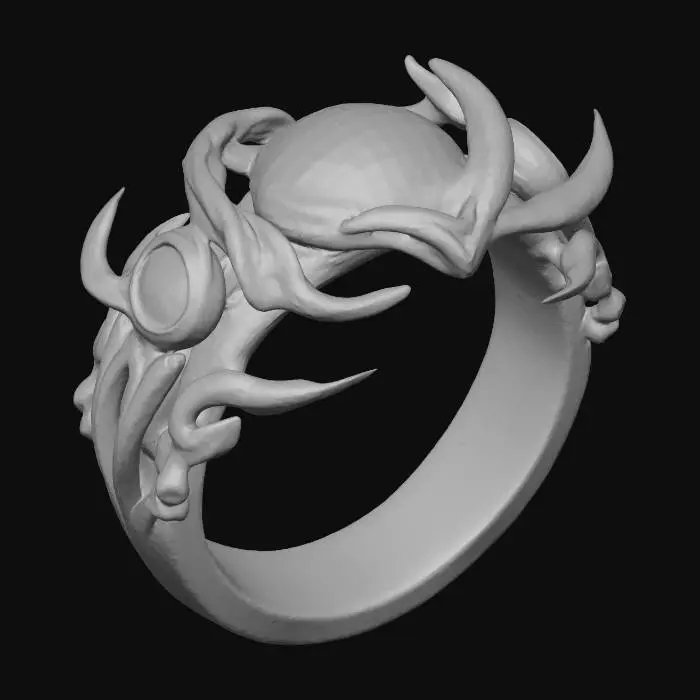 3D model for Inferno Ring, #Halloween2025#
