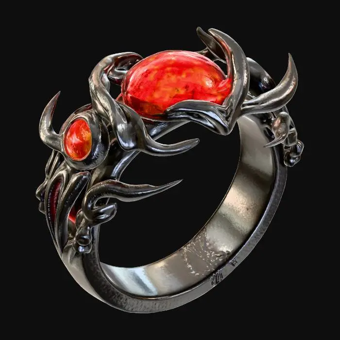 3D model for Inferno Ring, #Halloween2025#